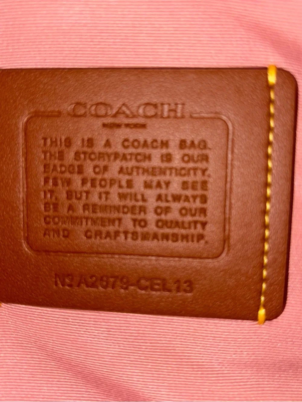 Coach nwt powder